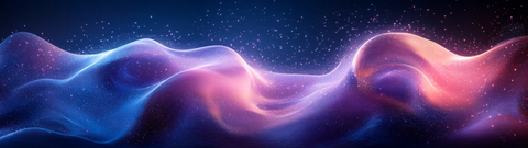 紫色蓝色波形图