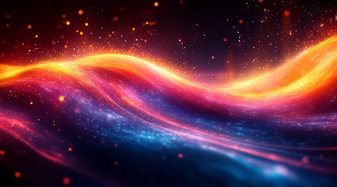 彩光流线背景
