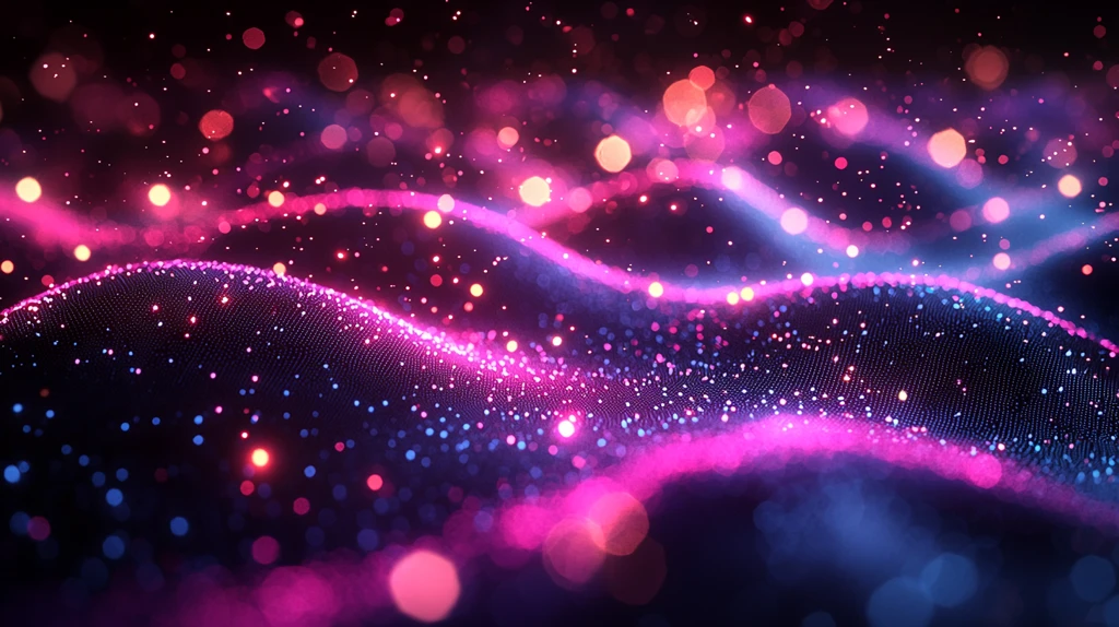 未来科技蓝紫光影