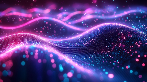 未来科技蓝紫光影