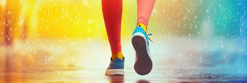 彩色抽象紧身裤