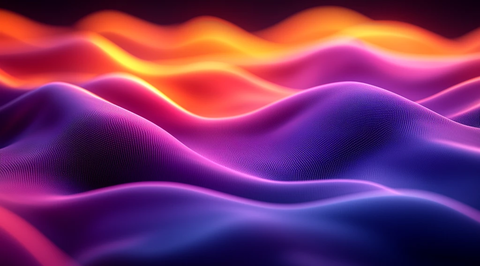 紫色橙色曲线图案