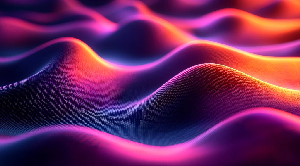 紫色橙色曲线图案