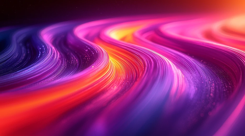 紫色橙色曲线图案