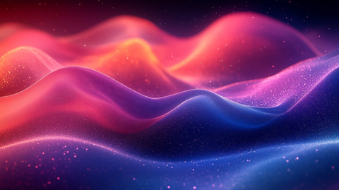 深紫霓虹蓝背景