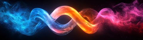 无限符号霓虹灯