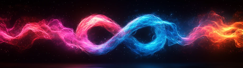 无限符号霓虹灯