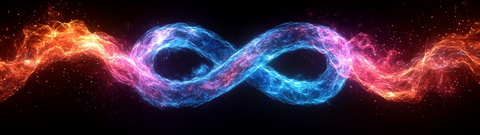 无限符号霓虹灯