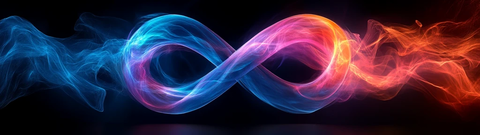 无限符号霓虹灯