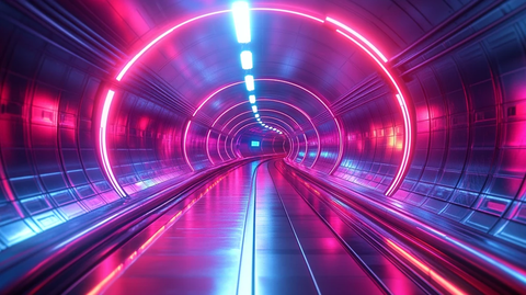 红蓝光带金属背景