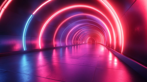 红蓝光带金属背景