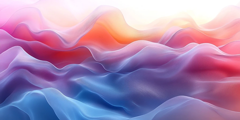 彩色波浪背景图