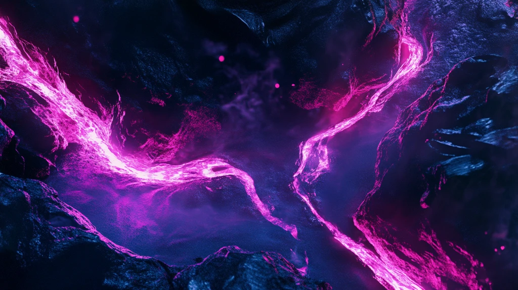 紫色红色流光线