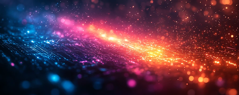 深蓝紫渐变数据网络