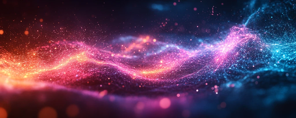 深蓝紫渐变数据网络