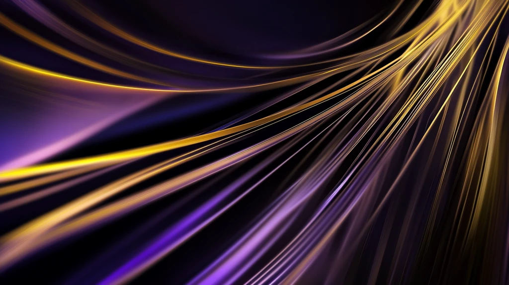 黄色紫色线条流动