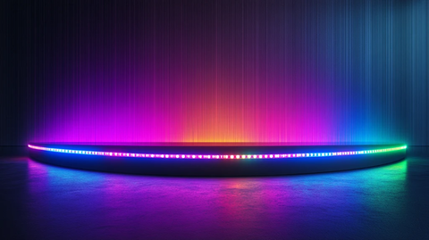 色彩光波背景图