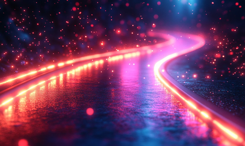 霓虹光轨动画