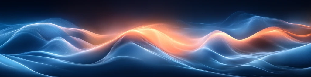 黑光蓝渐波浪纹