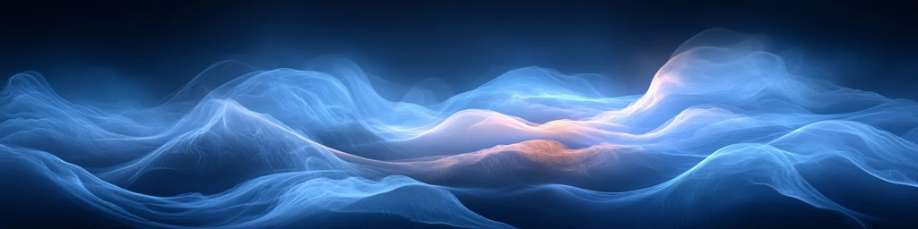 黑光蓝渐波浪纹