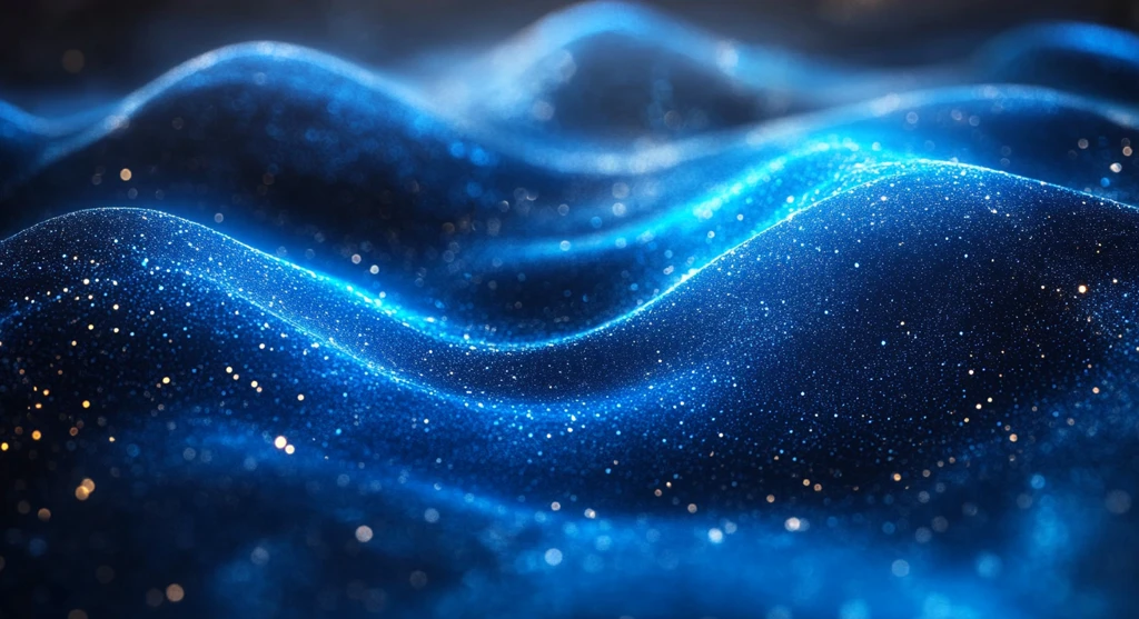 蓝背景曲线形状