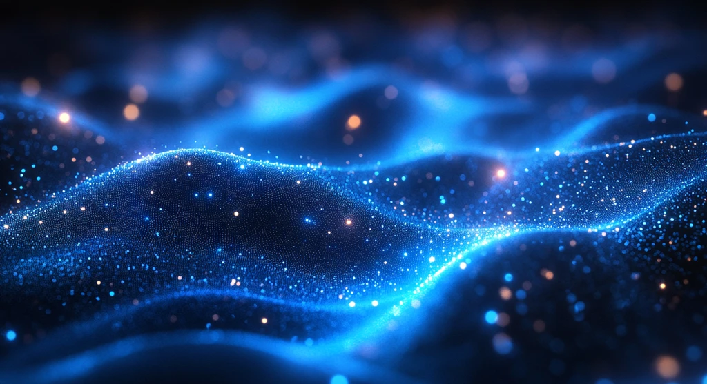 蓝背景曲线形状