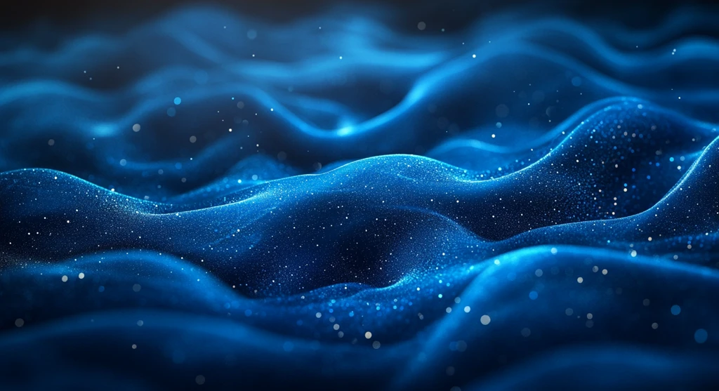 蓝背景曲线形状