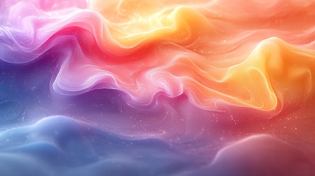 四色渐变流动背景