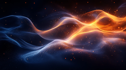 深色背景光波设计
