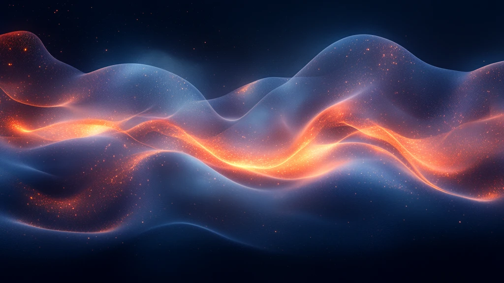 深色背景光波设计