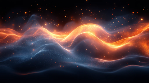 深色背景光波设计