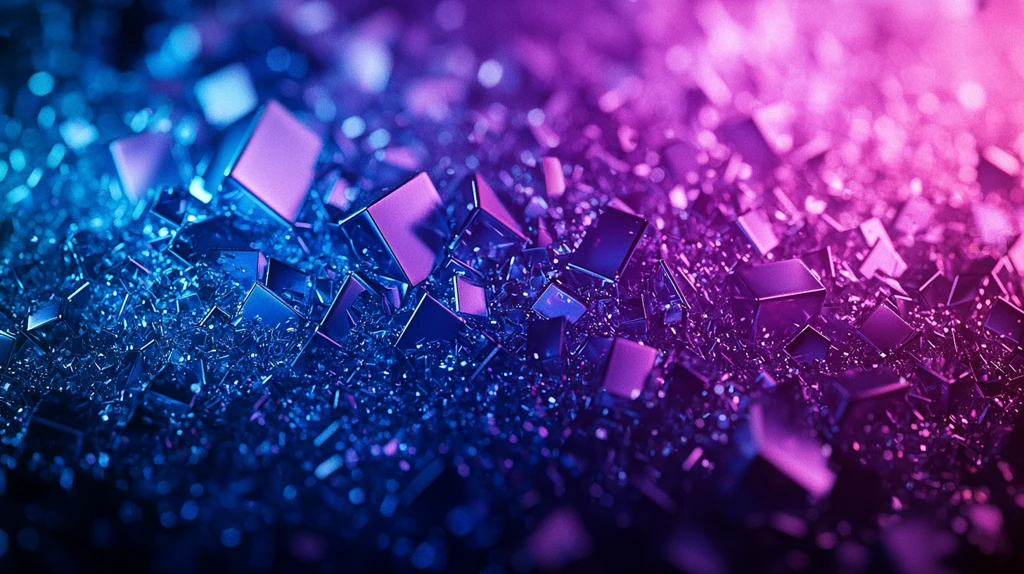 深紫蓝渐变抽象