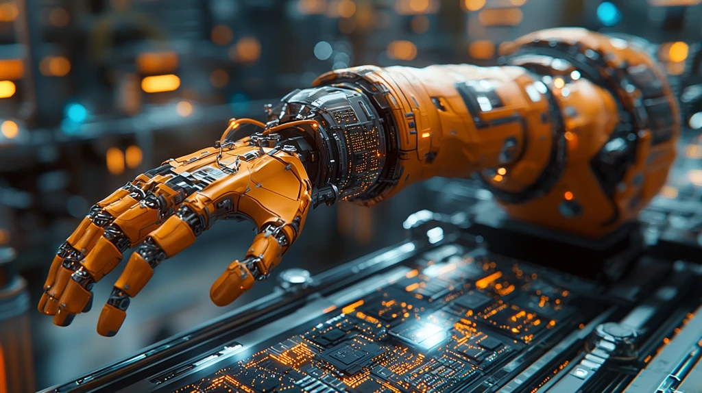 机械臂微芯片组装