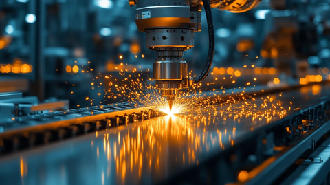 机器人焊接金属组件