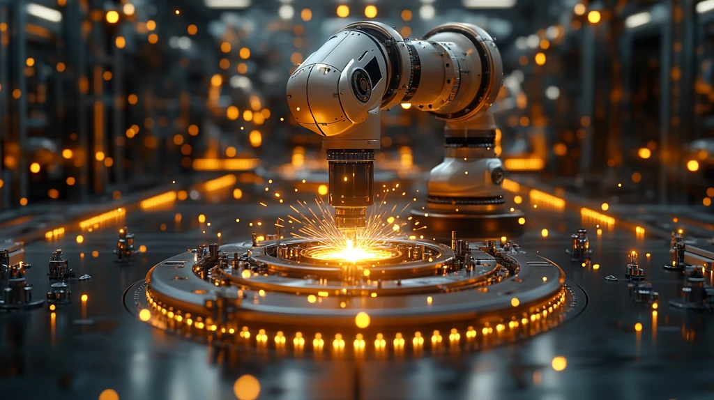 机器人焊接金属组件