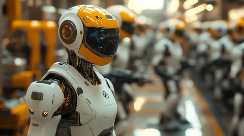 工厂机器人生产线