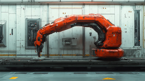 工厂传送带机械臂