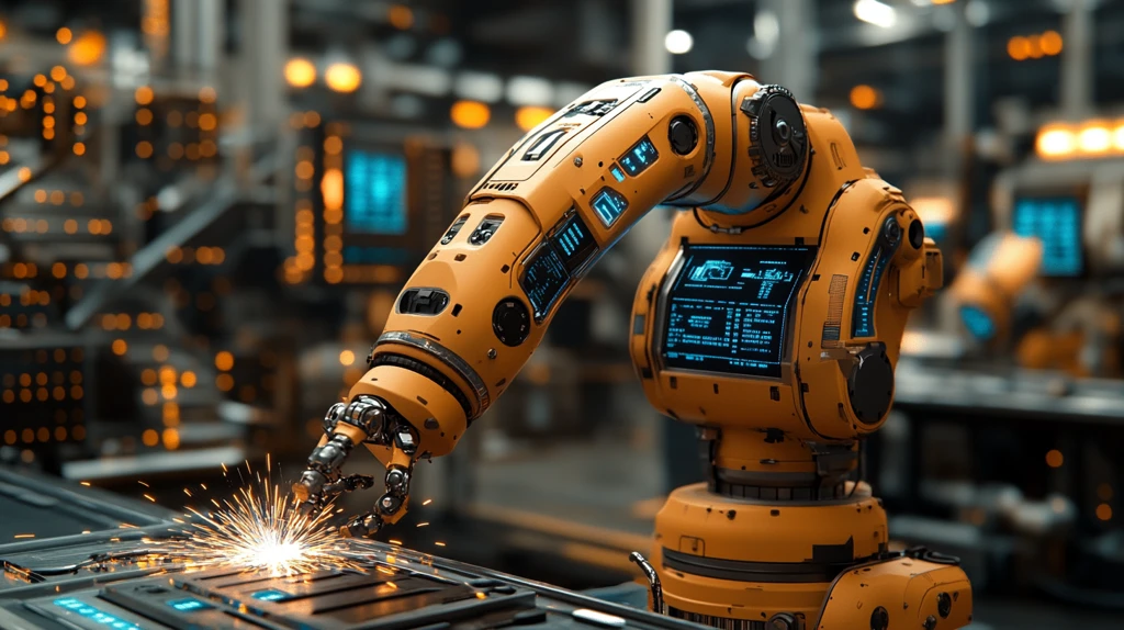 机械臂焊接工厂