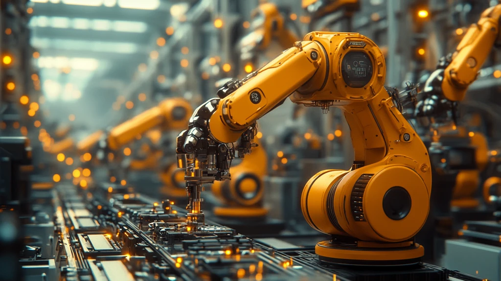 机器人工厂作业