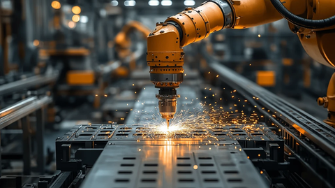 机器人焊接汽车框架