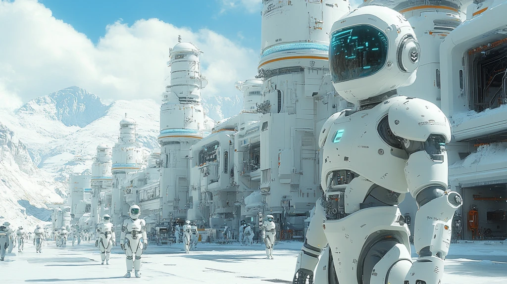 白色工厂与机器人