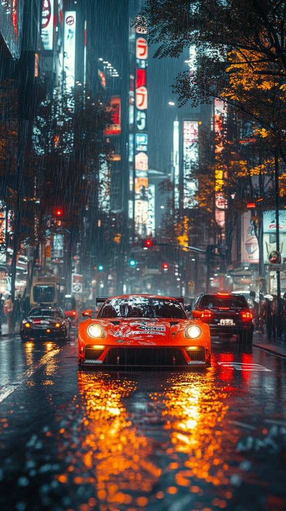 赛车夜驰光影流