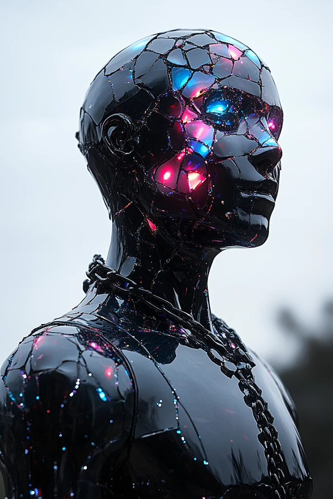 碎片化微笑机器人