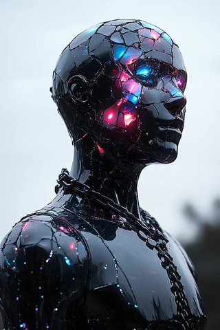 碎片化微笑机器人