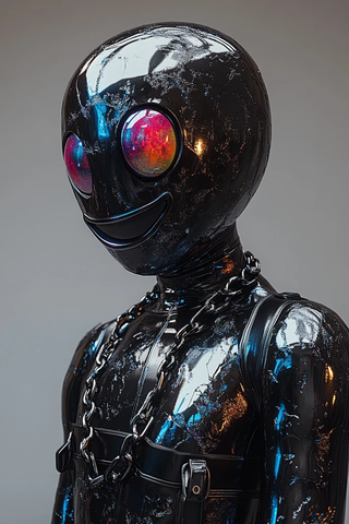 碎片化微笑机器人