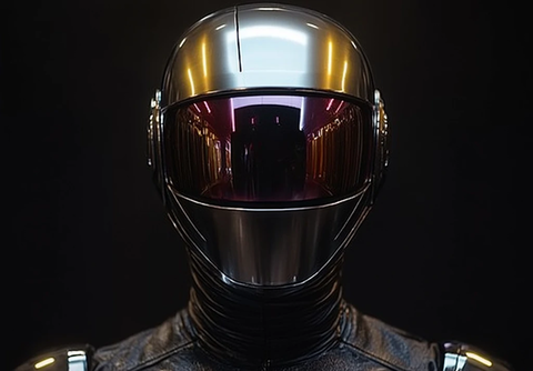 银色机器人采访