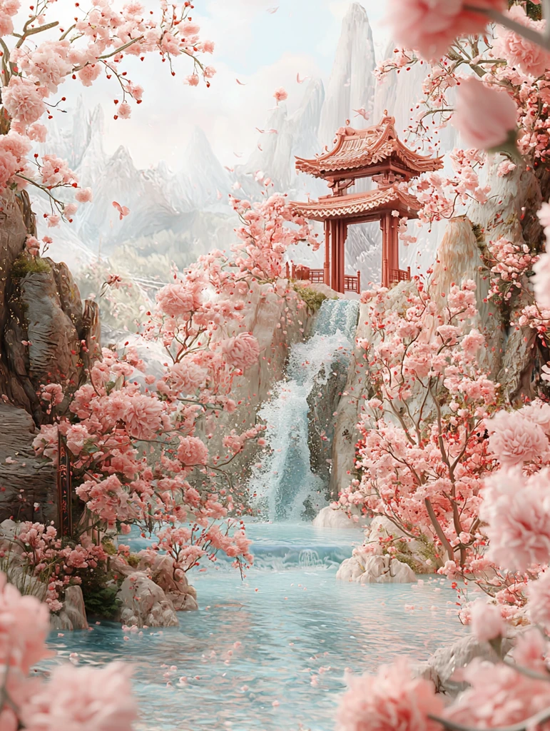 牡丹花园羊毛景观