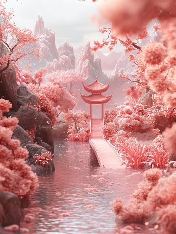 牡丹花园羊毛景观