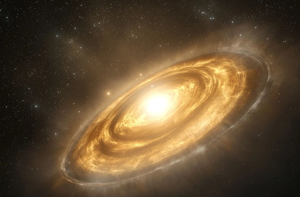 尘埃环与吸积盘