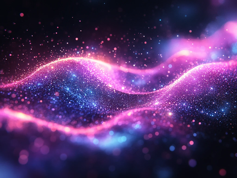 黑紫蓝光点波纹